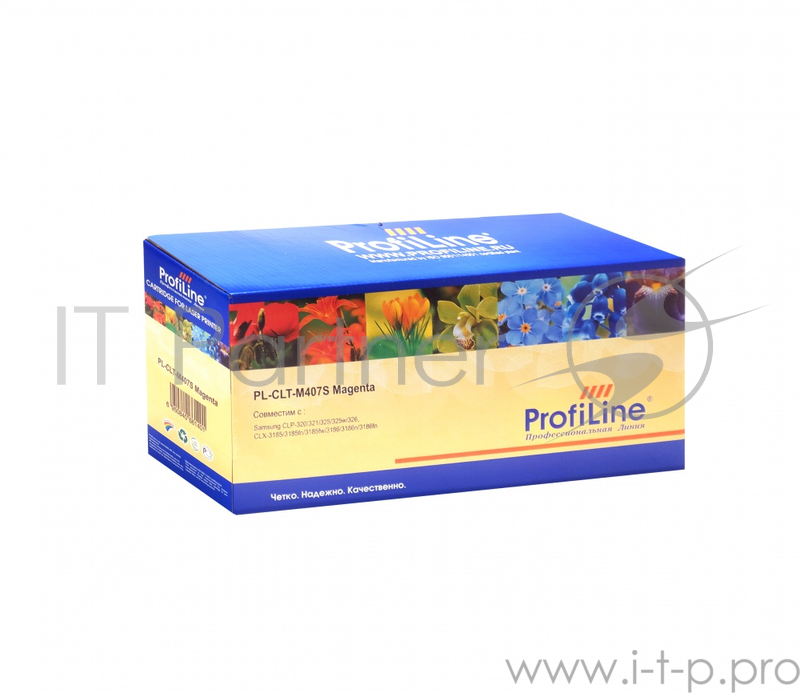 Картридж PL-CLT-M407S для принтеров Samsung CLP-320/325/CLX-3180/3185 Magenta 1000 копий ProfiLine