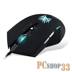 Мышь CROWN Gaming CMXG-602 CM000001218{проводная, оптическая, 600/ 1000/ 1400/ 2200dpi, USB, 6 кннопок}