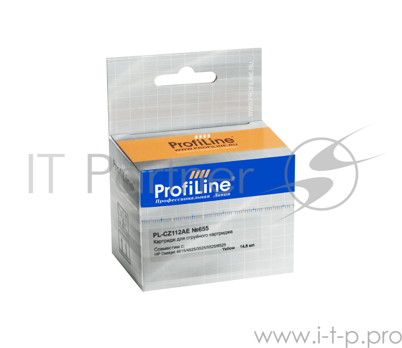 Картридж PL- CZ112AE №655 для принтеров HP Deskjet 4615/4625/3525/5525/6525 AiO Yellow водн ProfiLine