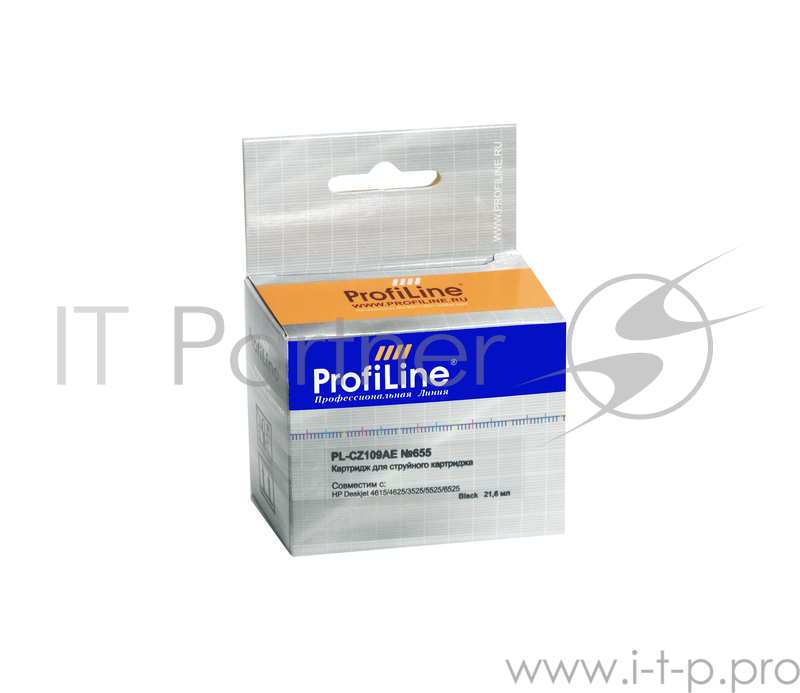 Картридж PL-CZ109AE №655 для принтеров HP Deskjet 4615/4625/3525/5525/6525 AiO Black водн ProfiLine