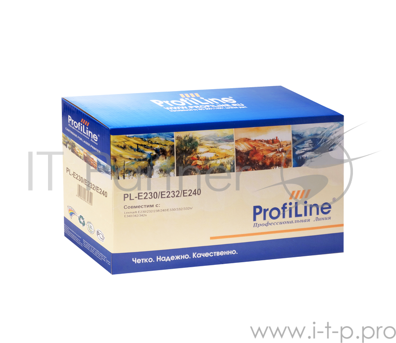Картридж PL-E230/E232/E240 для принтеров Lexmark E230/E232/E234/E238/E240/E330/ 2500 копий ProfiLine