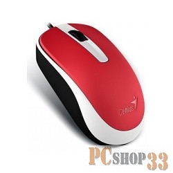 Мышь Genius DX-120 Red USB, оптическая, 1000 dpi 31010105104