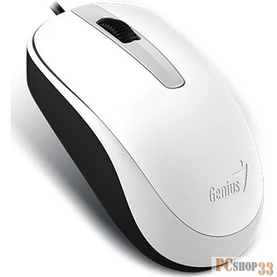Мышь Genius DX-120 White USB, оптическая, 1000 dpi 31010105102