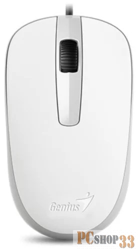 Мышь Genius DX-120 White USB, оптическая, 1000 dpi 31010105102