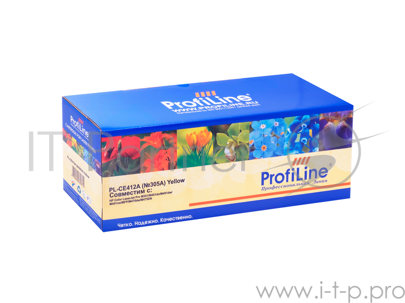 Картридж PL-CE412A (№305A) для принтеров HP Color LaserJet Pro M351/M451dn/M451dw/M451nw/MFP/ Yellow 2600 копий ProfiLine