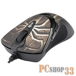 Мышь A4Tech XL-747H (черный+корич./Brouw Spyd) USB, 6кн, 1кл-кн, 3600DPI 624586