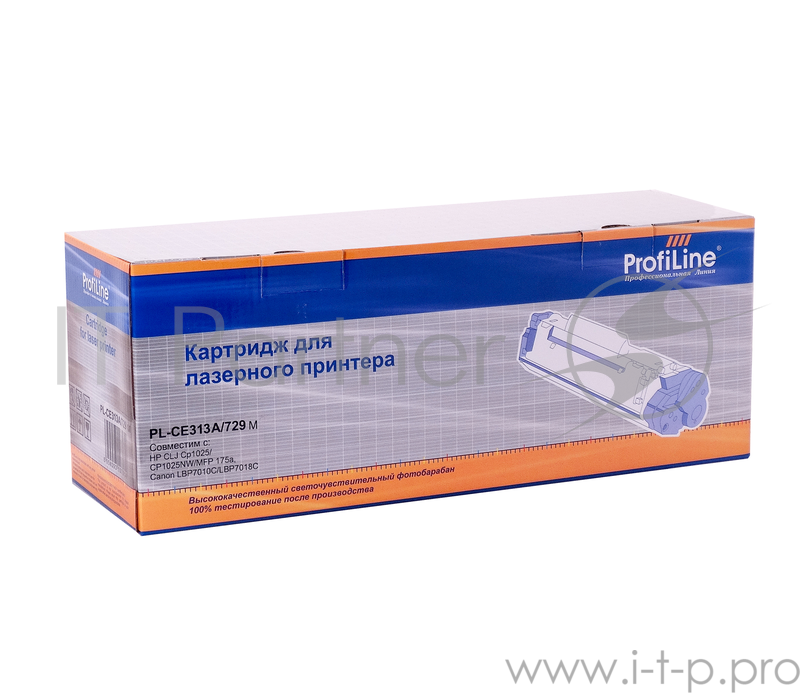 Картридж PL-CE313A/729 для принтеров HP CLJ CP1025/CP1025NW/MFP M175a/M175nw/M275/ Canon LBP 7010/7010C/LBP7018C Magenta 1000 копий ProfiLine