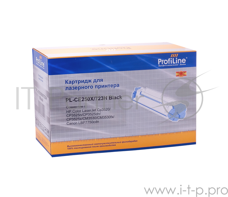 Картридж PL-CE250X/723H для принтеров HP Color LaserJet CP3520/CP3525n/CP3525dn/CP3525 Canon LBP7750cdn Black 10500 копий ProfiLine