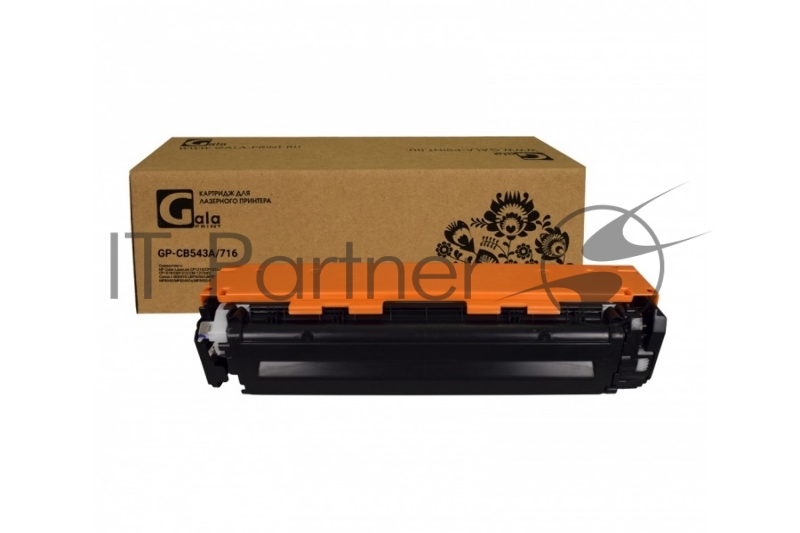 Картридж GP-CB543A/716 для принтеров HP Color LaserJet CP1210/CP1215/CP1510/CP1518/CM Canon Color Shot LBP 5050/5970/5975, MF-8030/8040/8050 Magenta 1400 копий GalaPrint
