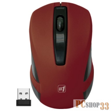 Мышь Defender MM-605 Red USB 52605 {Беспроводная оптическая мышь,3 кнопки,1200dpi}