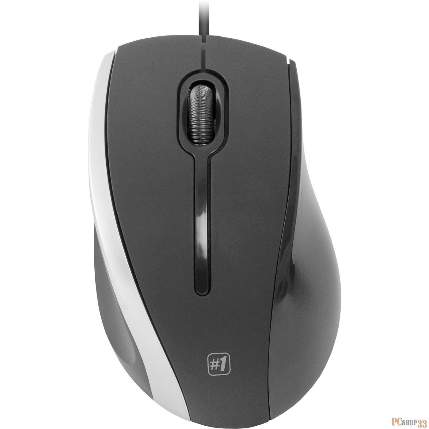 Мышь Defender MM-340 Black-Grey USB 52340 {Проводная оптическая мышь, 3 кнопки,1000 dpi}