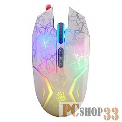 Мышь A4Tech Bloody N50 Neon белый оптическая (4000dpi) USB игровая (7but) 319668