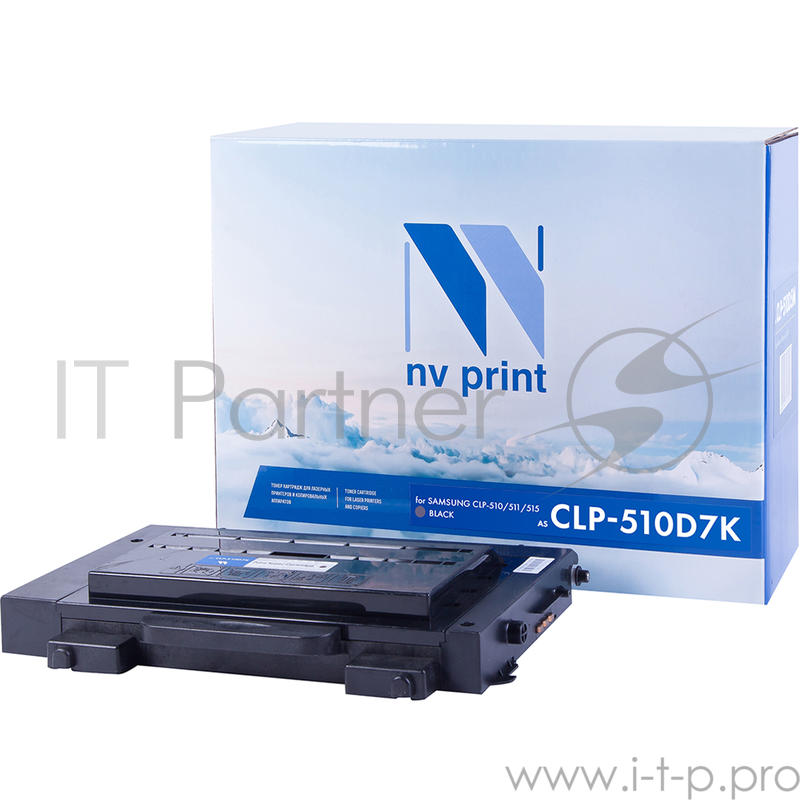 Картридж NVPrint совместимый Samsung CLP-K510D7 Black для CLP510/510n (7000k)