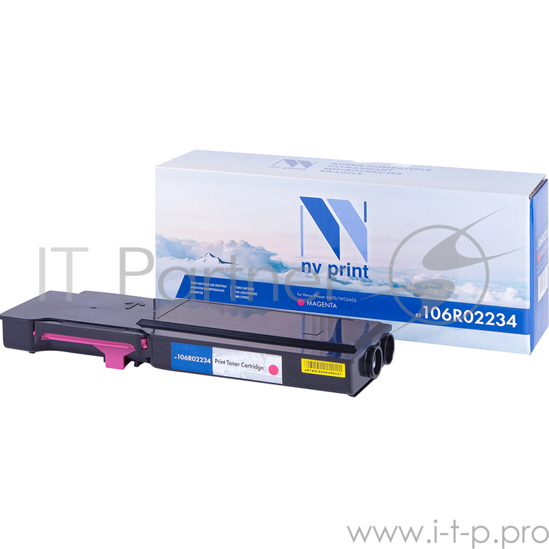 Картридж NV Print совместимый Xerox 106R02234 Magenta для Phaser 6600/WC6605 (6000k)