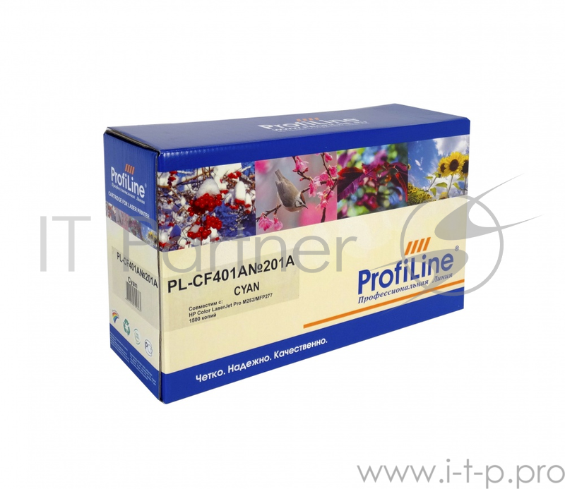 Картридж PL-CF401A №201A для принтеров HP Color LaserJet Pro M252/MFP277 1400 копий Cyan ProfiLine