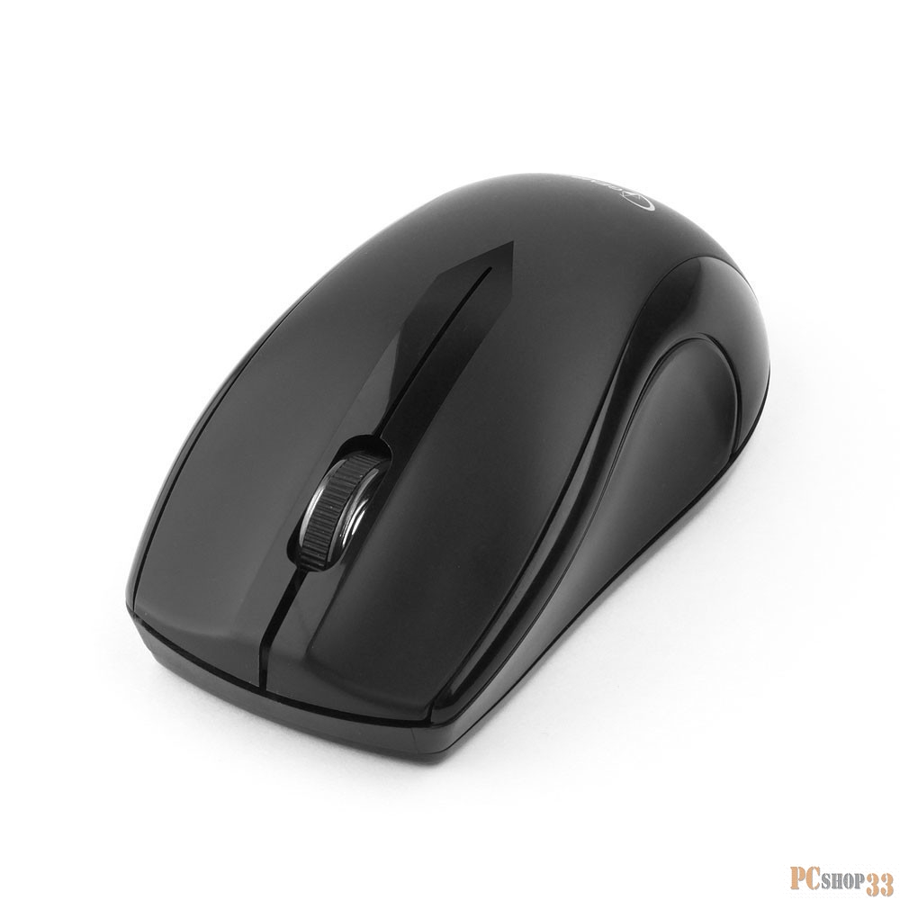 Мышь Gembird MUSW-320 Black USB {Мышь беспроводная, 2кнопоки+колесо-кнопка, 2.4ГГц, 1000 dpi}