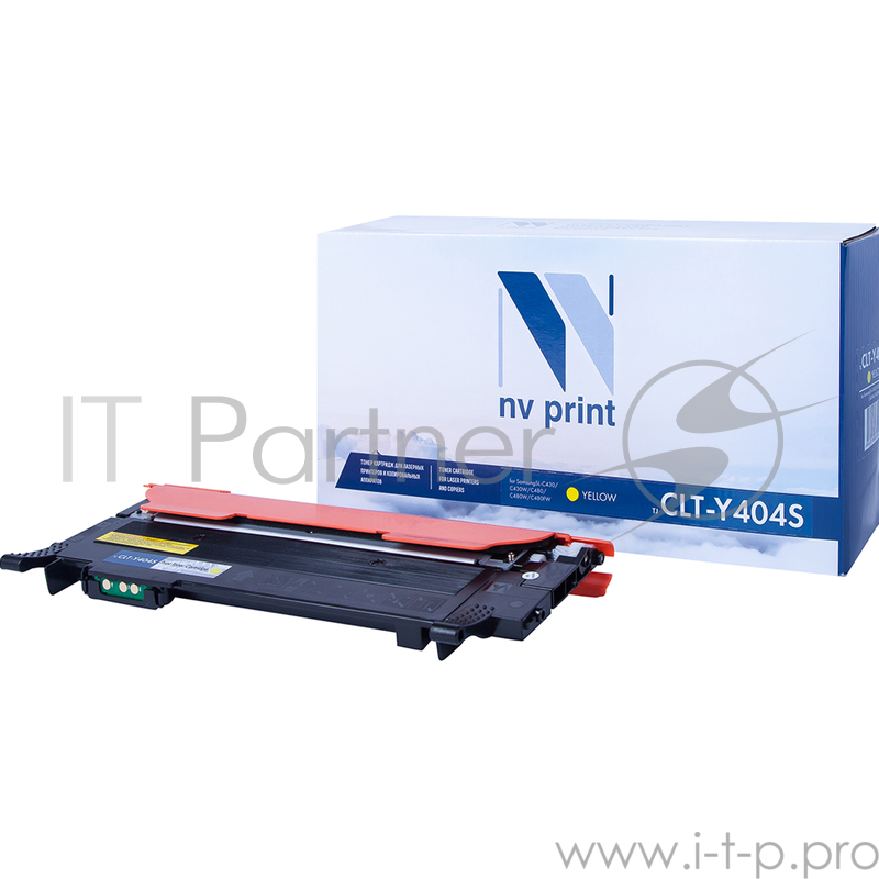 Картридж NVPrint совместимый Samsung CLT-Y404S Yellow для SL-C430/C430W/C480/C480W/C480FW (1000k)