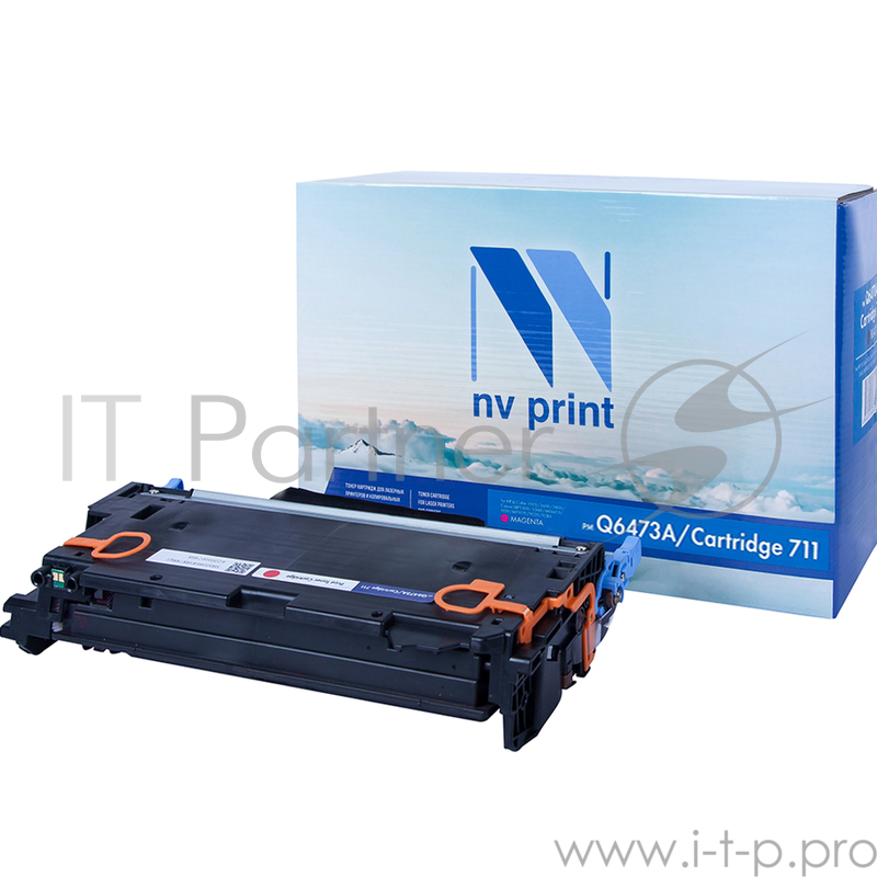 Картридж NVPrint совместимый HP Q6473A/Canon 711 Magenta для LaserJet Color 3505/3505x/3505n/3505dn/3600/3 LBP-5300/5360/MF-9130/9170/922 (4000k)