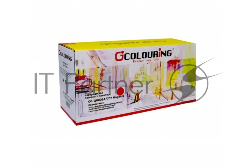 Картридж CG-Q6003A/707 для принтеров HP CLJ 1600/2600n/2600dn/2600dtn/2605 Canon Laser Shot LBP5000/5100 Magenta