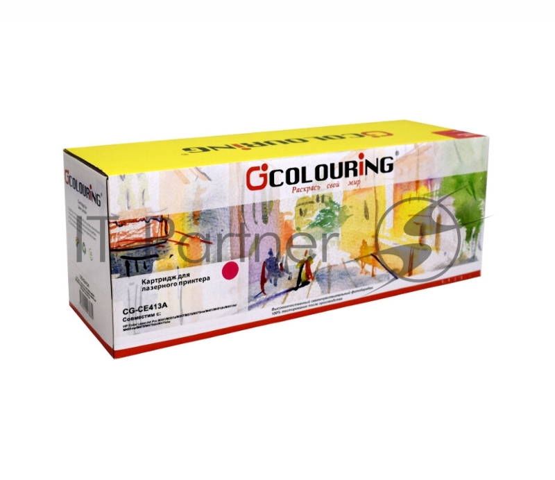 Картридж CG-CE413A (№305A) для принтеров HP Color LaserJet Pro M351/Pro 400 color MFP M475dn/M475dw/Pro 400 color M451dn/M451dw/M451nw Magenta 2600 копий Colouring