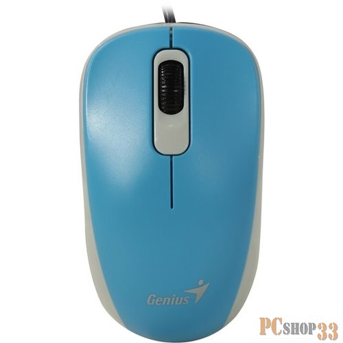 Мышь Genius DX-110 Blue USB, Мышь оптическая, 1000 dpi, 3 кнопки 31010116103
