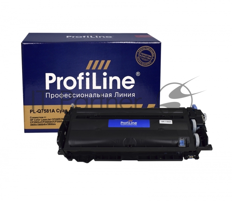 Картридж PL-Q7581A №503A для принтеров HP Color LaserJet 3800/CP3505 Cyan 6000 копий ProfiLine