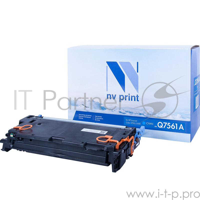 Картридж NVPrint совместимый HP Q7561A Cyan для LaserJet Color 2700/3000 (3500k)