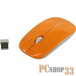 Мышь Defender NetSprinter MM-545 Orange-White USB 52546 {Беспроводная оптическая мышь, 3 кнопки,1000}
