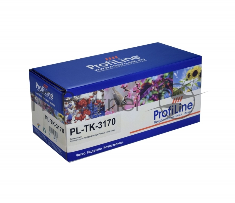 Тонер-кит PL-TK-3170 для принтеров Kyocera Ecosys P3050dn/P3055dn/P3060dn 12500 копий (без чипа) ProfiLine