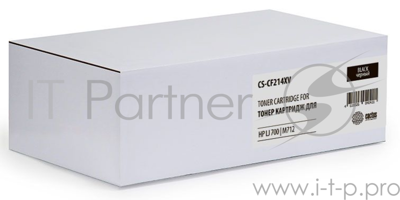 Тонер Картридж Cactus CS-CF214XV черный (17500стр.) для HP LJ 700/M712
