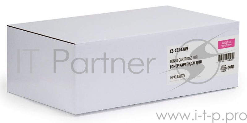 Тонер Картридж Cactus CS-CE343AV пурпурный (16000стр.) для HP CLJ M775