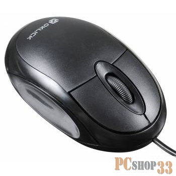 Мышь Oklick 105S черный оптическая (800dpi) USB для ноутбука (2but) 400941