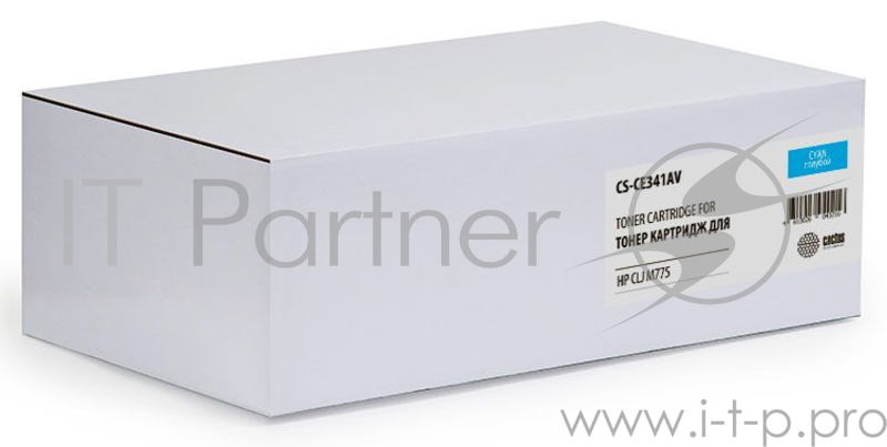 Тонер Картридж Cactus CS-CE341AV голубой (16000стр.) для HP CLJ M775