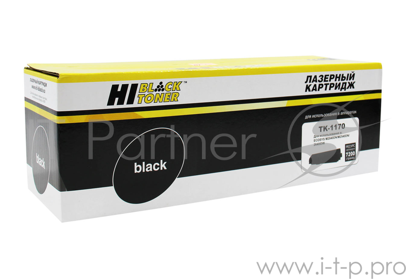 Тонер-картридж Hi-Black (HB-TK-1170) для Kyocera-Mita M2040dn/M2540dn, 7,2K (с чипом)