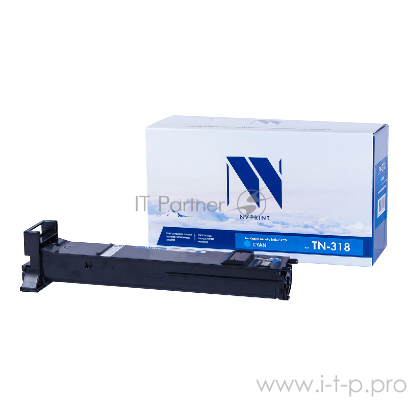 Тонер-картридж NVPrint совместимый Konica Minolta TN-318 Cyan для bizhub C20 (8000k)