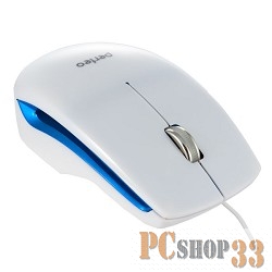 Клавиатуры, мыши Perfeo мышь FASHION оптическая, 3 кн, 1000 DPI, USB, бел-син PF-3108-OP-W