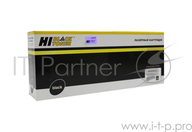 Тонер-картридж Hi-Black (HB-46490632) для OKI C532/C542/MC573/MC563, Bk, 7K