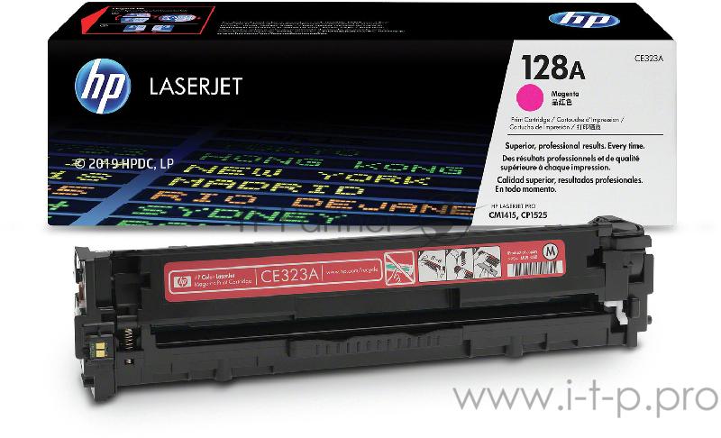 Тонер-картридж HP CE323A пурпурный CLJ Pro CM1415FN/CM1415FNW/CP1525N/CP1 (1300 стр.)