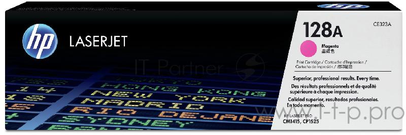 Тонер-картридж HP CE323A пурпурный CLJ Pro CM1415FN/CM1415FNW/CP1525N/CP1 (1300 стр.)