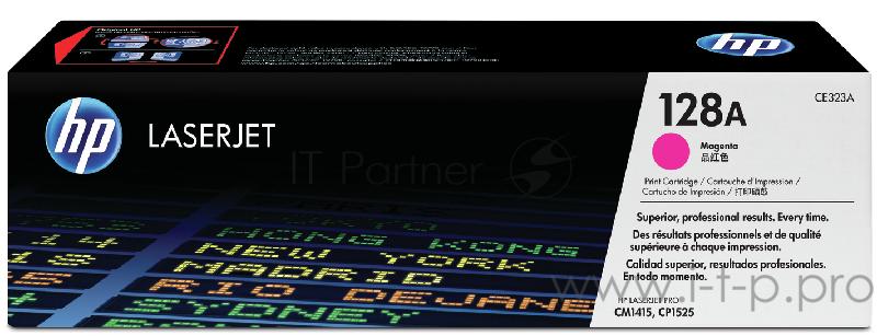 Тонер-картридж HP CE323A пурпурный CLJ Pro CM1415FN/CM1415FNW/CP1525N/CP1 (1300 стр.)