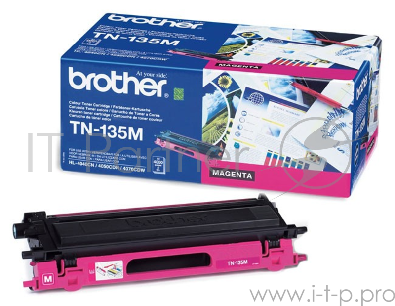 Расходные материалы Brother TN-135C Картридж, Cyan {HL-4040CN/4050CDN/DCP-9040CN/ (4000стр.)}