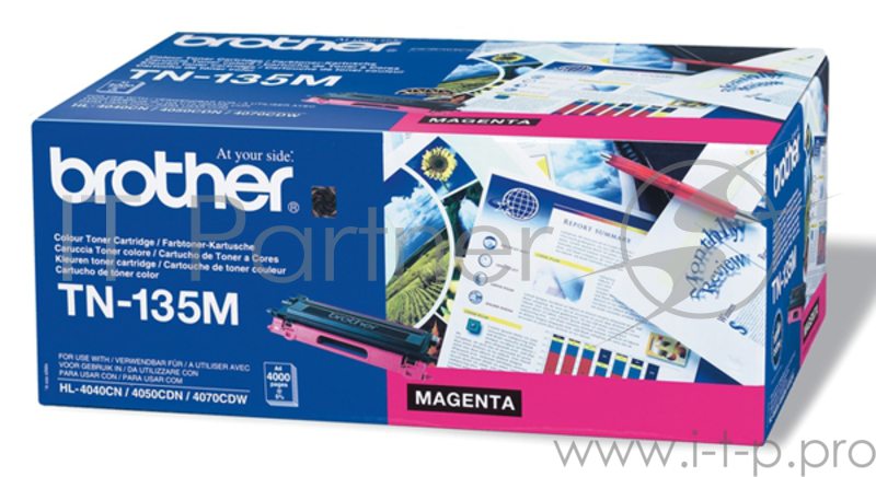 Расходные материалы Brother TN-135M Картридж , Magenta{HL-4040CN/4050CDN/DCP- Magenta, (5000стр)}