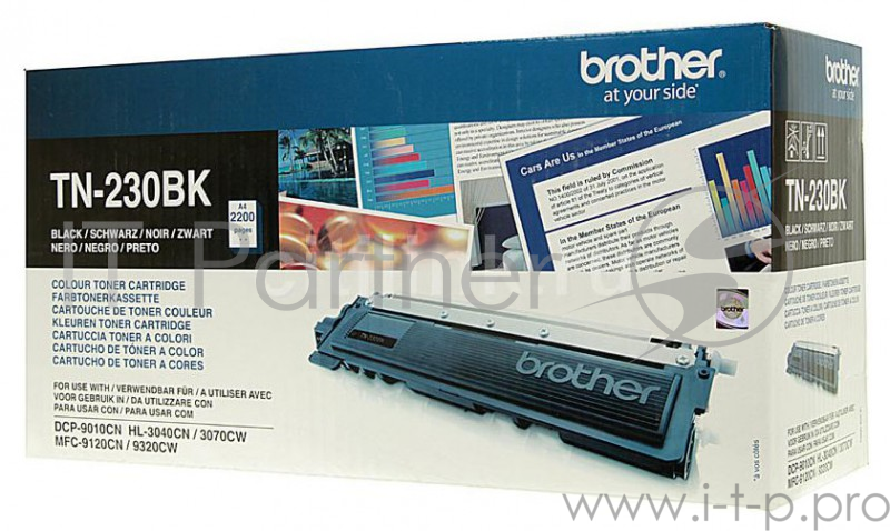 Тонер-картридж Brother TN-230BK Картридж {HL-3040CN/DCP-9010CN/MFC-9120 (2200стр.)}