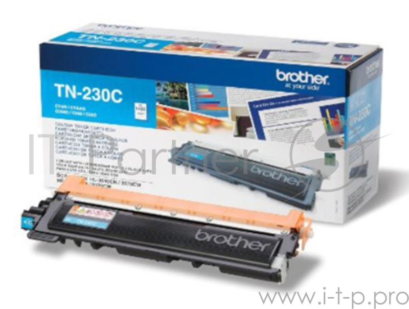 Тонер-картридж Brother TN-230C Картридж ,Cyan{HL-3040CN/DCP-9010CN/MFC Cyan, (2200стр.)}