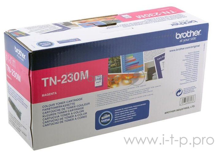 Тонер-картридж Brother TN-230M, Magenta, 1400стр., для HL-3040CN/DCP-9010CN/MFC-9120CN