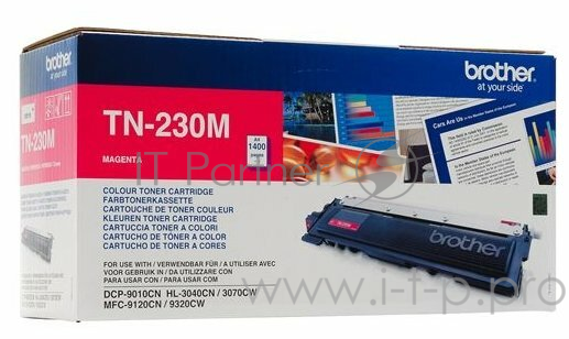 Тонер-картридж Brother TN-230M, Magenta, 1400стр., для HL-3040CN/DCP-9010CN/MFC-9120CN