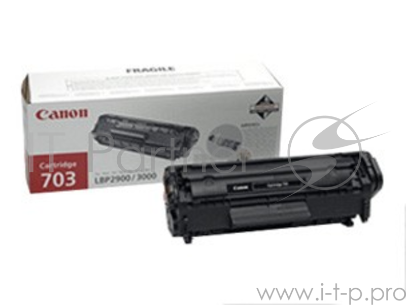 Тонер-картридж Canon 703 (7616A005) Black черный, 2000 стр, для LBP-2900/3000