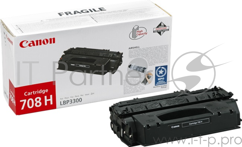 Тонер-картридж Сanon 708H (0917B002) Black черный, 6000 стр., для LBP-3300