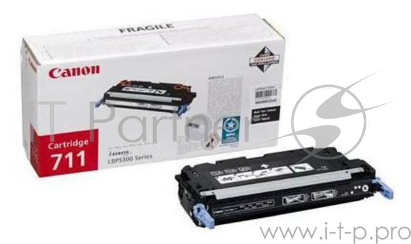 Тонер-картридж Canon 711BK 1660B002 черный, 6000 стр., для LBP5300/5360