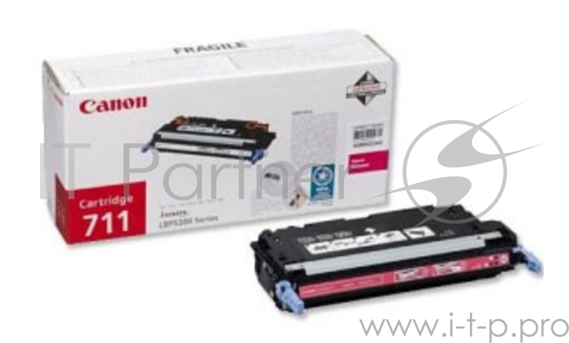 Тонер-картридж Canon 711M (1658B002) Magenta пурпурный, 6000 стр., для LBP5300/5360